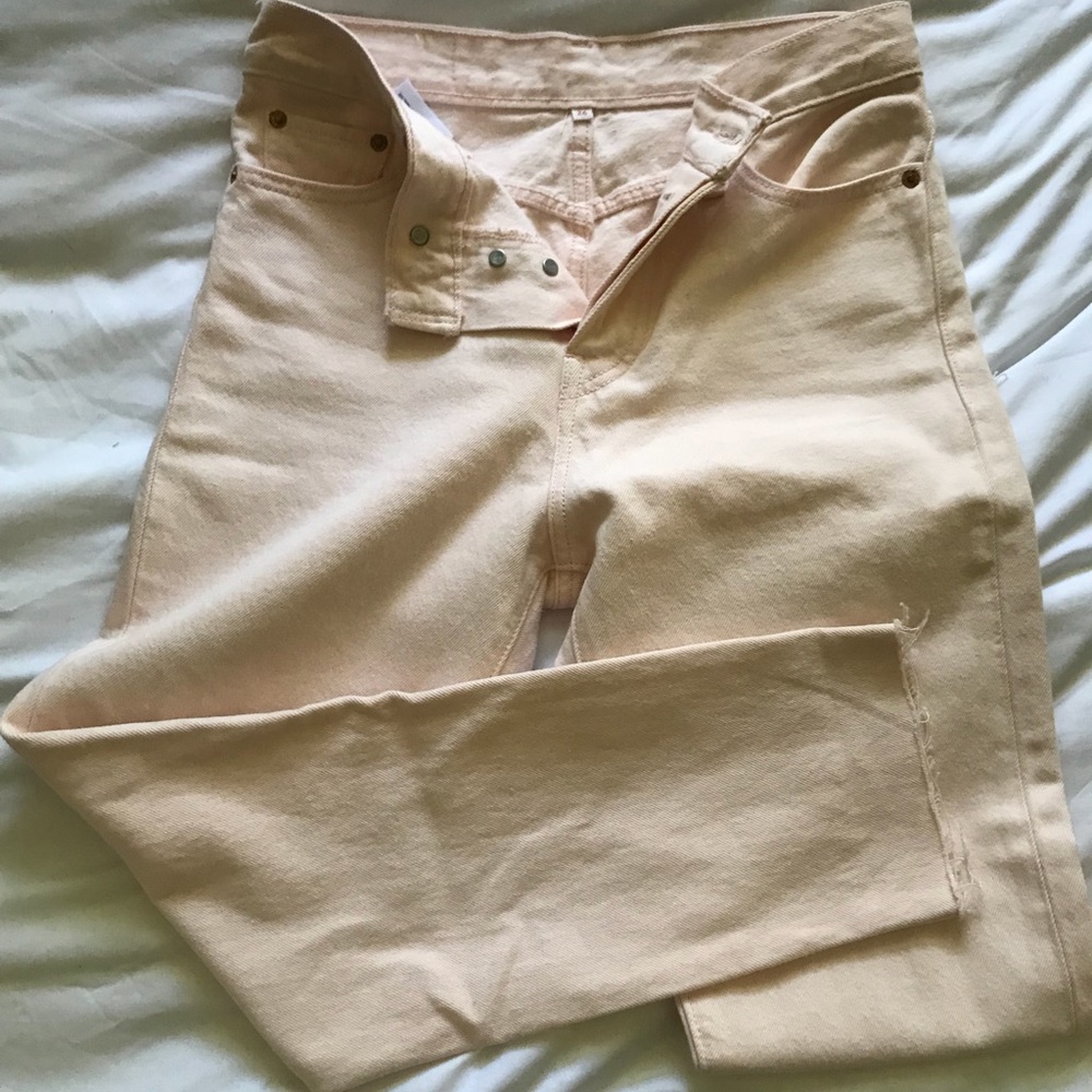 Blush Pink Denim Levi’s